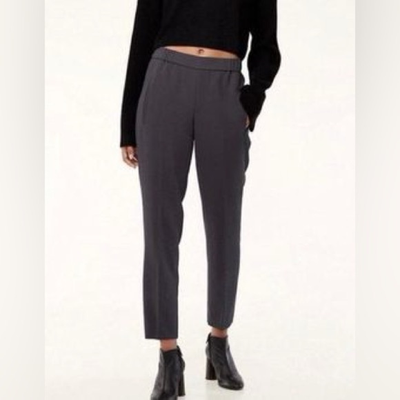 Aritzia Pants - Aritzia Wilfred Darontal Pants- Wool Cashmere Cropped Pant